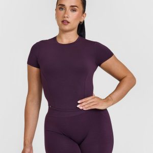 Mellow™ Soft Mid Short Sleeve T-Shirt Blackberry Purple