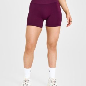 Effortless Seamless Shorts Ripe Fig
