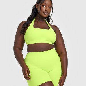 EasyLift™ Halter Bralette Citrus Green