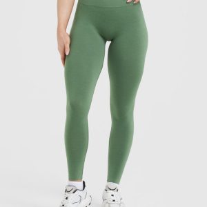 Effortless Seamless Leggings Forest Green