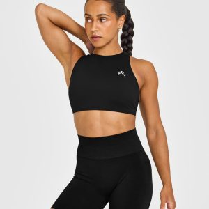 EasyLift™ High Neck Sports Bra Black